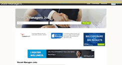 Desktop Screenshot of jobs4managers.com